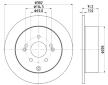 Brzdový kotouč HELLA PAGID 8DD 355 119-051