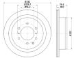 Brzdový kotouč HELLA PAGID 8DD 355 119-091