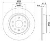 Brzdový kotouč HELLA PAGID 8DD 355 119-111