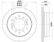 Brzdový kotouč HELLA PAGID 8DD 355 114-861