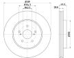 Brzdový kotouč HELLA PAGID 8DD 355 114-981