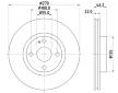 Brzdový kotouč HELLA PAGID 8DD 355 115-361