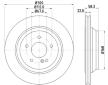 Brzdový kotouč HELLA PAGID 8DD 355 115-391