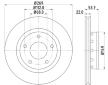 Brzdový kotouč HELLA PAGID 8DD 355 128-951