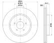 Brzdový kotouč HELLA PAGID 8DD 355 115-471