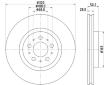 Brzdový kotouč HELLA PAGID 8DD 355 117-851