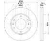 Brzdový kotouč HELLA PAGID 8DD 355 116-481