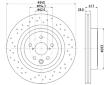 Brzdový kotouč HELLA PAGID 8DD 355 116-511