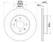 Brzdový kotouč HELLA PAGID 8DD 355 116-561