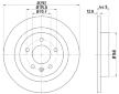 Brzdový kotouč HELLA PAGID 8DD 355 116-601