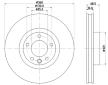 Brzdový kotouč HELLA PAGID 8DD 355 123-191