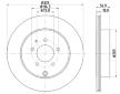 Brzdový kotouč HELLA PAGID 8DD 355 119-401