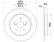 Brzdový kotouč HELLA PAGID 8DD 355 116-901