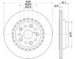 Brzdový kotouč HELLA PAGID 8DD 355 116-931