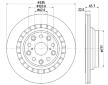 Brzdový kotouč HELLA PAGID 8DD 355 116-941