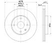 Brzdový kotouč HELLA PAGID 8DD 355 117-061