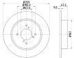 Brzdový kotouč HELLA PAGID 8DD 355 117-301