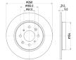 Brzdový kotouč HELLA PAGID 8DD 355 122-531