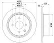 Brzdový kotouč HELLA PAGID 8DD 355 122-981