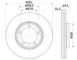 Brzdový kotouč HELLA PAGID 8DD 355 117-381