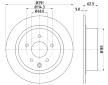 Brzdový kotouč HELLA PAGID 8DD 355 122-421