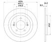 Brzdový kotouč HELLA PAGID 8DD 355 118-231