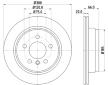 Brzdový kotouč HELLA PAGID 8DD 355 118-271
