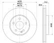 Brzdový kotouč HELLA PAGID 8DD 355 119-591