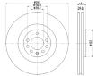 Brzdový kotouč HELLA PAGID 8DD 355 120-091