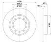 Brzdový kotouč HELLA PAGID 8DD 355 118-521