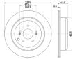 Brzdový kotouč HELLA PAGID 8DD 355 118-531