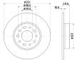 Brzdový kotouč HELLA PAGID 8DD 355 118-071