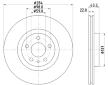 Brzdový kotouč HELLA PAGID 8DD 355 118-411