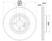 Brzdový kotouč HELLA PAGID 8DD 355 119-441