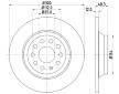 Brzdový kotouč HELLA PAGID 8DD 355 119-481