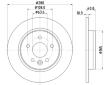 Brzdový kotouč HELLA PAGID 8DD 355 119-501