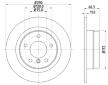 Brzdový kotouč HELLA PAGID 8DD 355 120-231