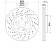Brzdový kotouč HELLA PAGID 8DD 355 120-351