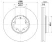 Brzdový kotouč HELLA PAGID 8DD 355 122-801