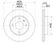 Brzdový kotouč HELLA PAGID 8DD 355 123-121