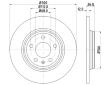 Brzdový kotouč HELLA PAGID 8DD 355 125-191