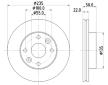 Brzdový kotouč HELLA PAGID 8DD 355 125-531