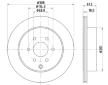 Brzdový kotouč HELLA PAGID 8DD 355 131-391