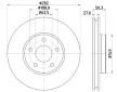Brzdový kotouč HELLA PAGID 8DD 355 132-021