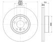 Brzdový kotouč HELLA PAGID 8DD 355 133-181