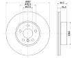 Brzdový kotouč HELLA PAGID 8DD 355 133-801