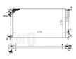 Chladič, chlazení motoru ABAKUS 009-017-0002