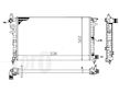 Chladič, chlazení motoru ABAKUS 009-017-0026