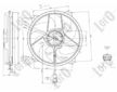 Větrák, chlazení motoru ABAKUS 038-014-0002