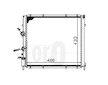 Chladič, chlazení motoru ABAKUS 042-017-0001